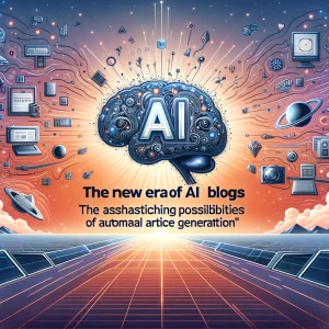 AIブログの新時代の影響